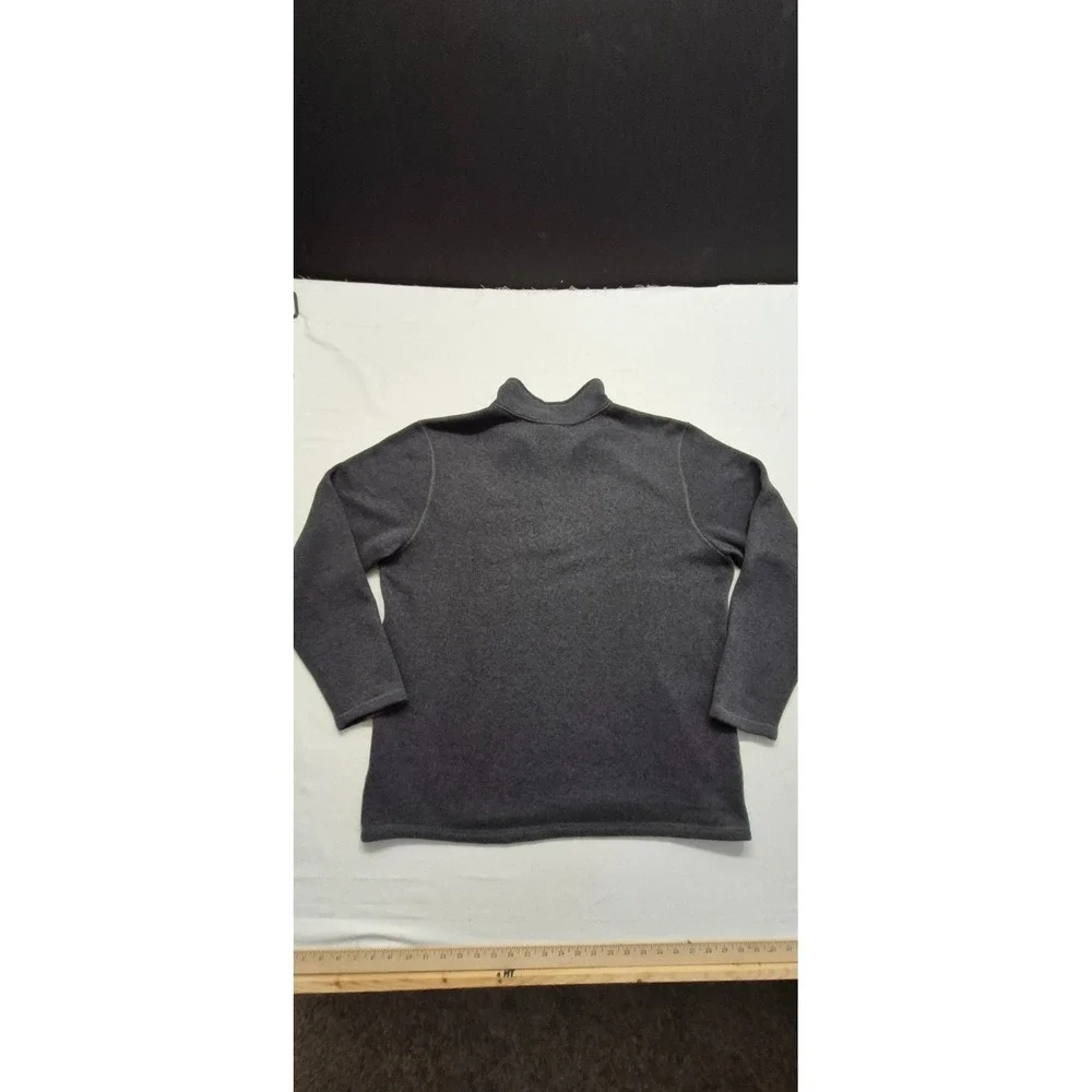The North Face Jacket Mens X-Large Gray Half Zip Fleece Casual Outdoors‎ Hiking